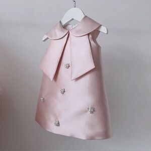 Marryshe Girl Formal Dresses Baby Girl Sleeveless Doll Collar